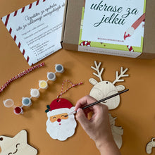 Učitaj sliku u Galeriju, Oslikaj svoje novogodišnje ukrase set za veliku i malu decu