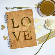 Učitaj sliku u Galeriju, Rokovnik LOVE - zlatna