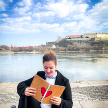 Učitaj sliku u Galeriju, Dve polovine SRCA rokovnik