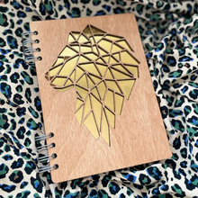 Učitaj sliku u Galeriju, Rokovnik Lav - metalik zlatna