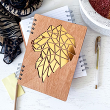 Učitaj sliku u Galeriju, Rokovnik Lav - metalik zlatna